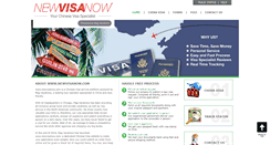 Desktop Screenshot of newvisanow.com